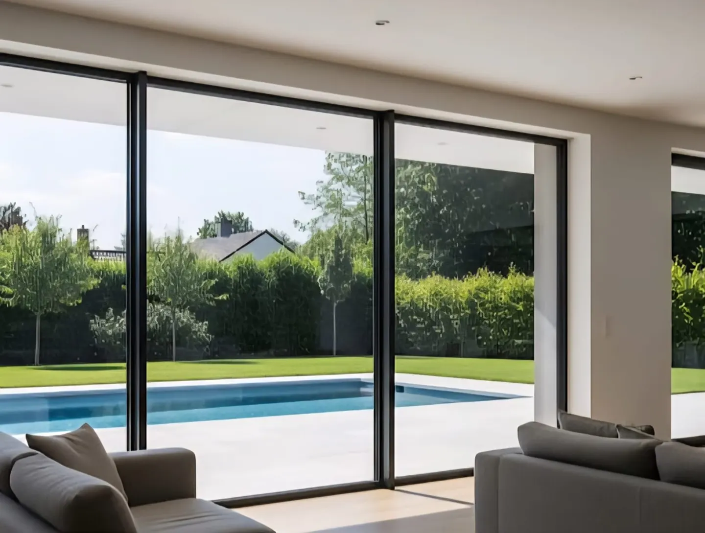 PVC window installation on a residential property — LMT PVC
